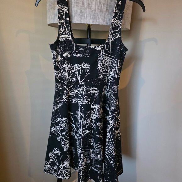 Desigual Strappy Skater Dress - Picture 4 of 5